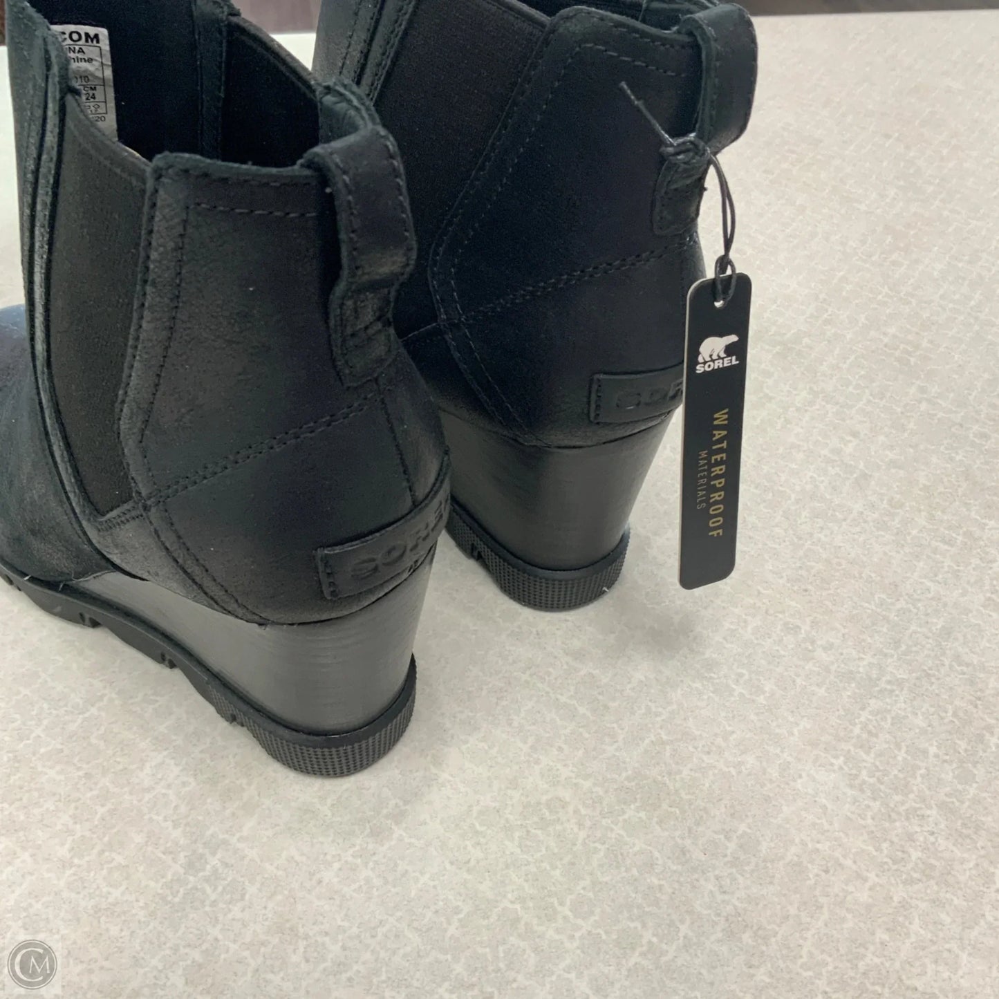 Boots Ankle Heels By Sorel In Black, Size: 7