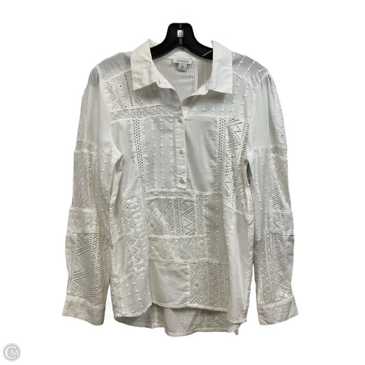 Blouse Long Sleeve By Sundance In White, Size: Xs