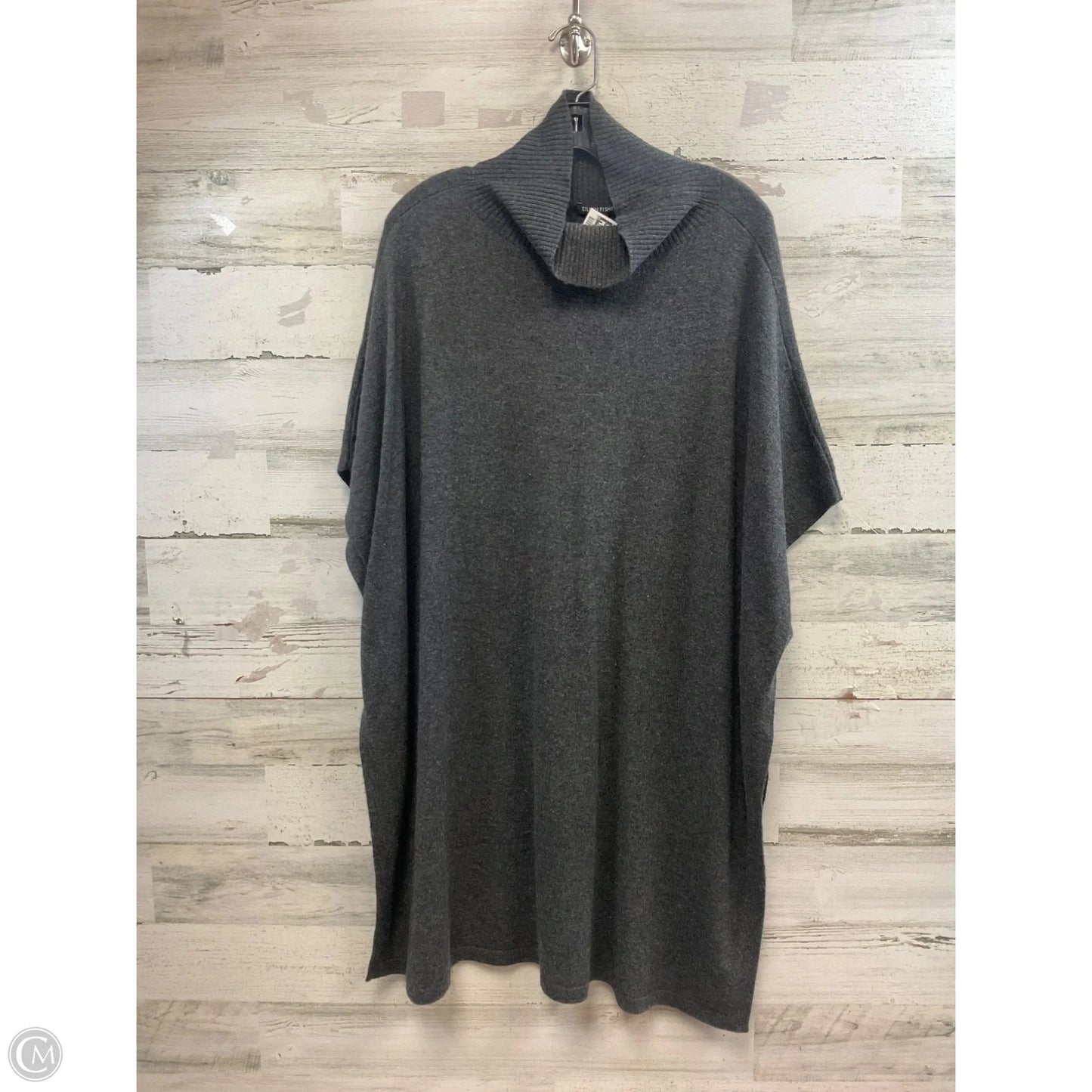 Sweater Cashmere By Eileen Fisher In Grey, Size: Osfm