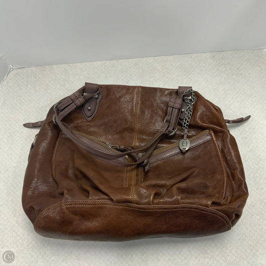 Handbag Leather By Olivia Harris, Size: Large