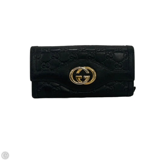 Wallet Luxury Designer By Gucci, Size: Large