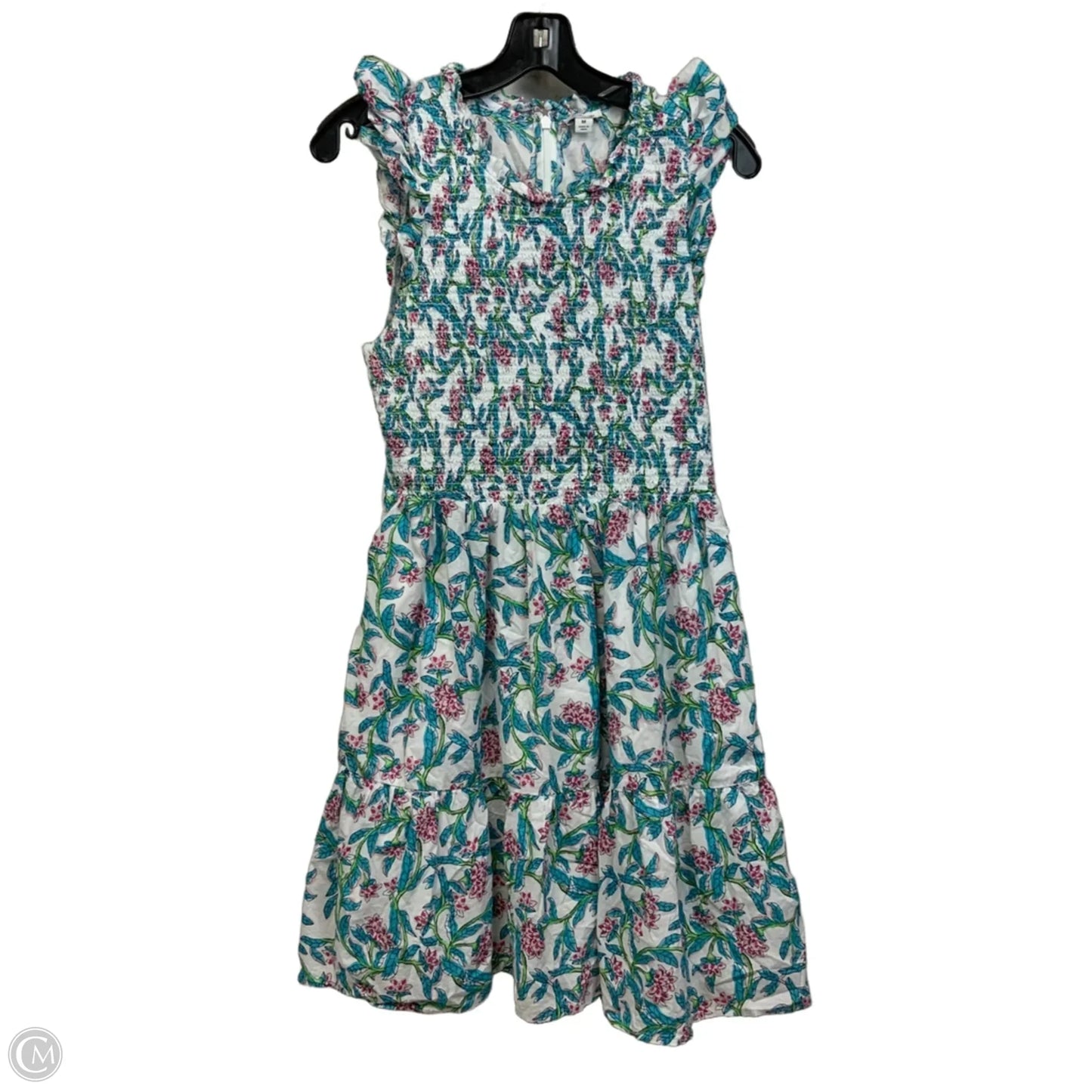 Dress Casual Short By J. Crew In Blue & White, Size: M