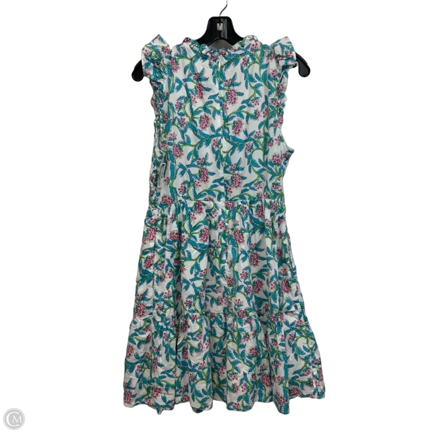 Dress Casual Short By J. Crew In Blue & White, Size: M