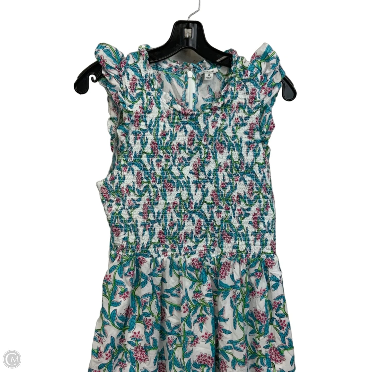 Dress Casual Short By J. Crew In Blue & White, Size: M