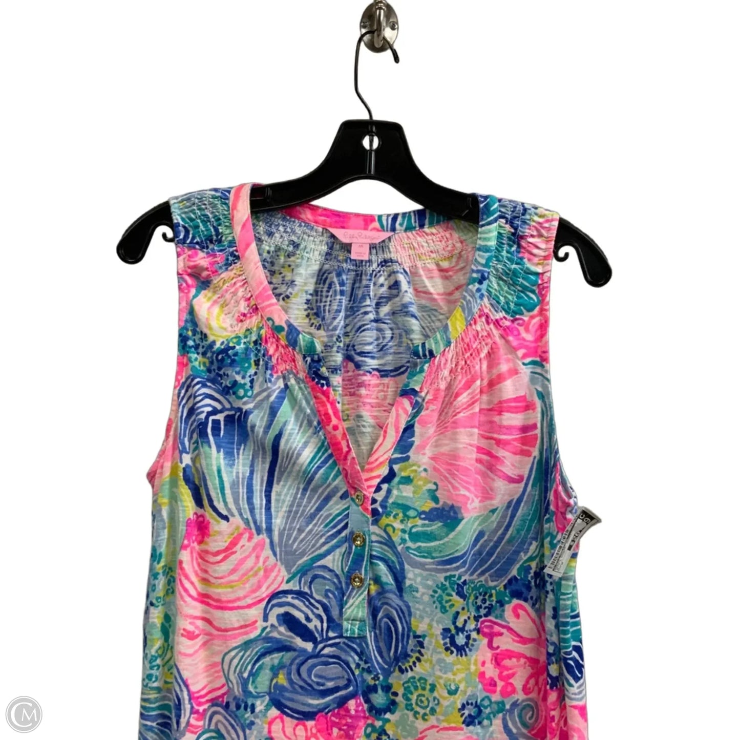 Dress Casual Short By Lilly Pulitzer In Blue & Pink, Size: M