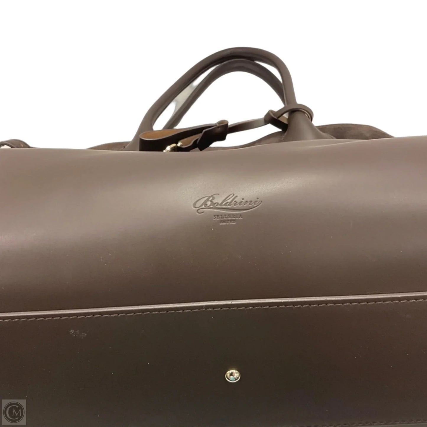 Handbag Leather By Boldrini, Size: Large