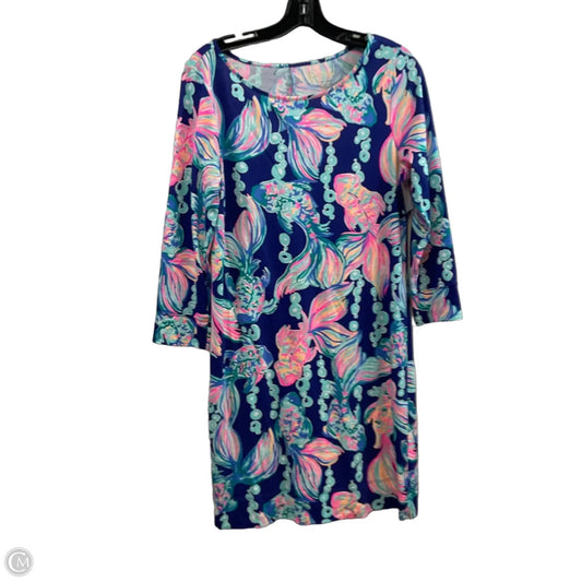 Dress Casual Short By Lilly Pulitzer In Blue & Pink, Size: M