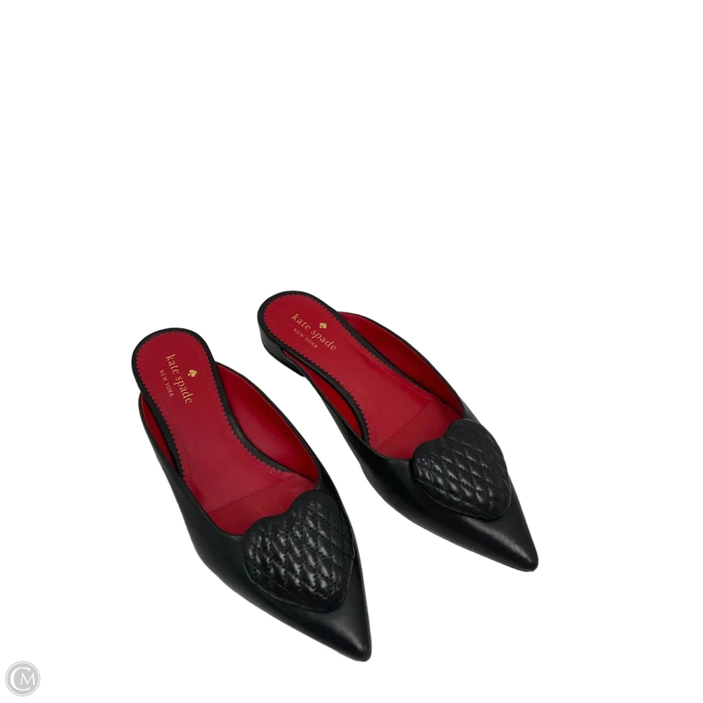 Shoes Designer By Kate Spade In Black & Red, Size: 8.5