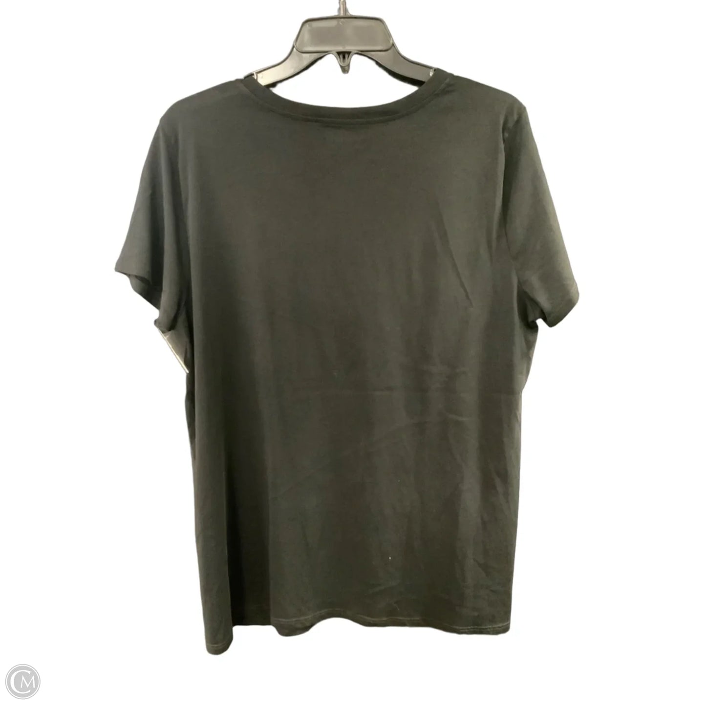 Top Short Sleeve By Eileen Fisher In Black, Size: L