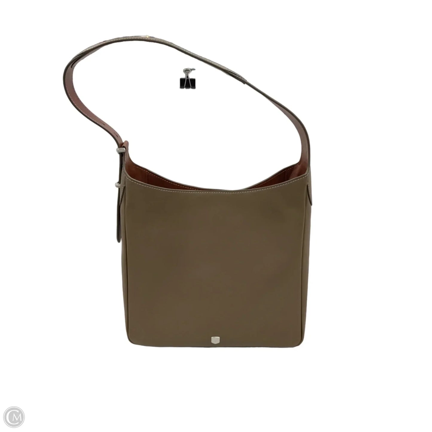 Handbag Leather By Fossil, Size: Large