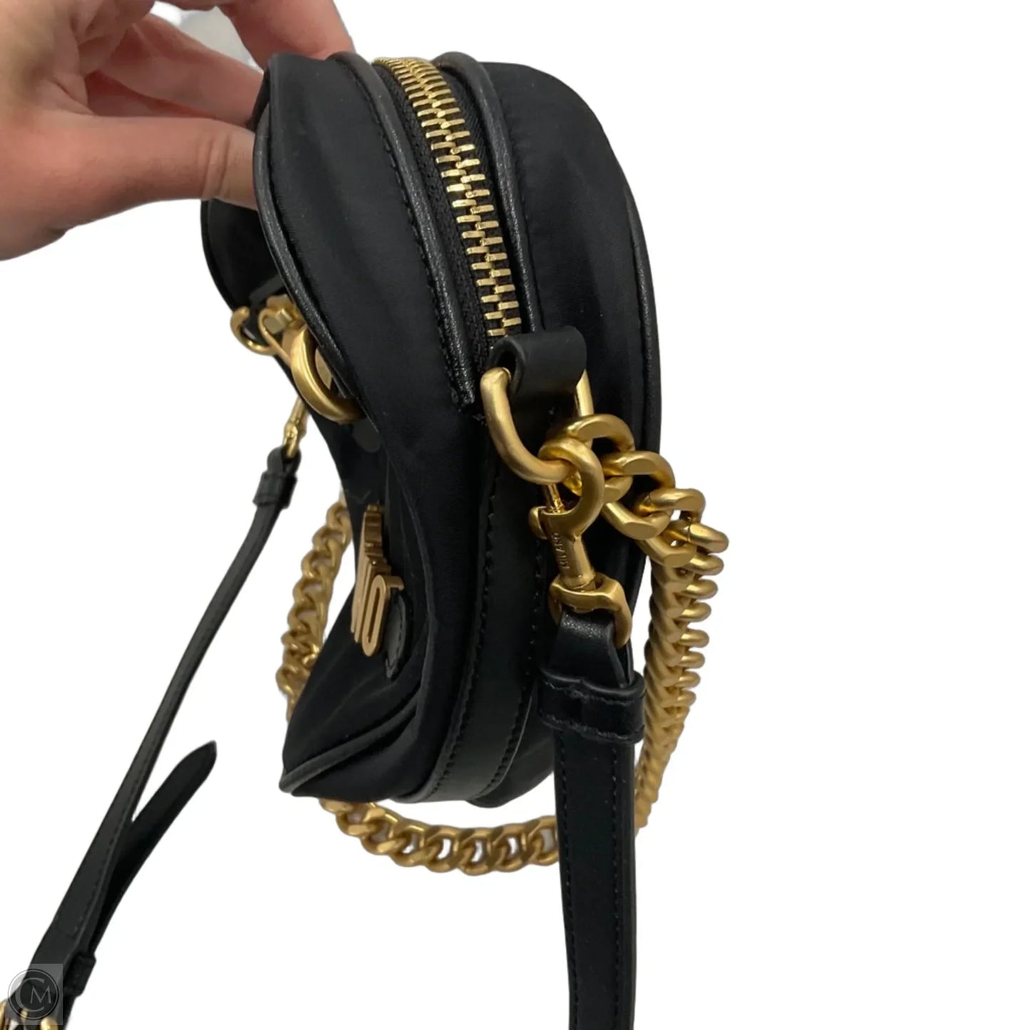 Crossbody Luxury Designer By Moschino, Size: Small