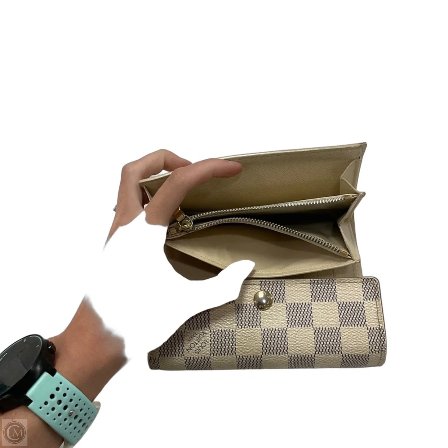 Wallet Luxury Designer By Louis Vuitton, Size: Small