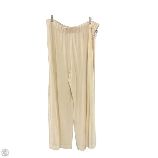 Pants Designer By Lafayette 148 In Ivory, Size: Xl