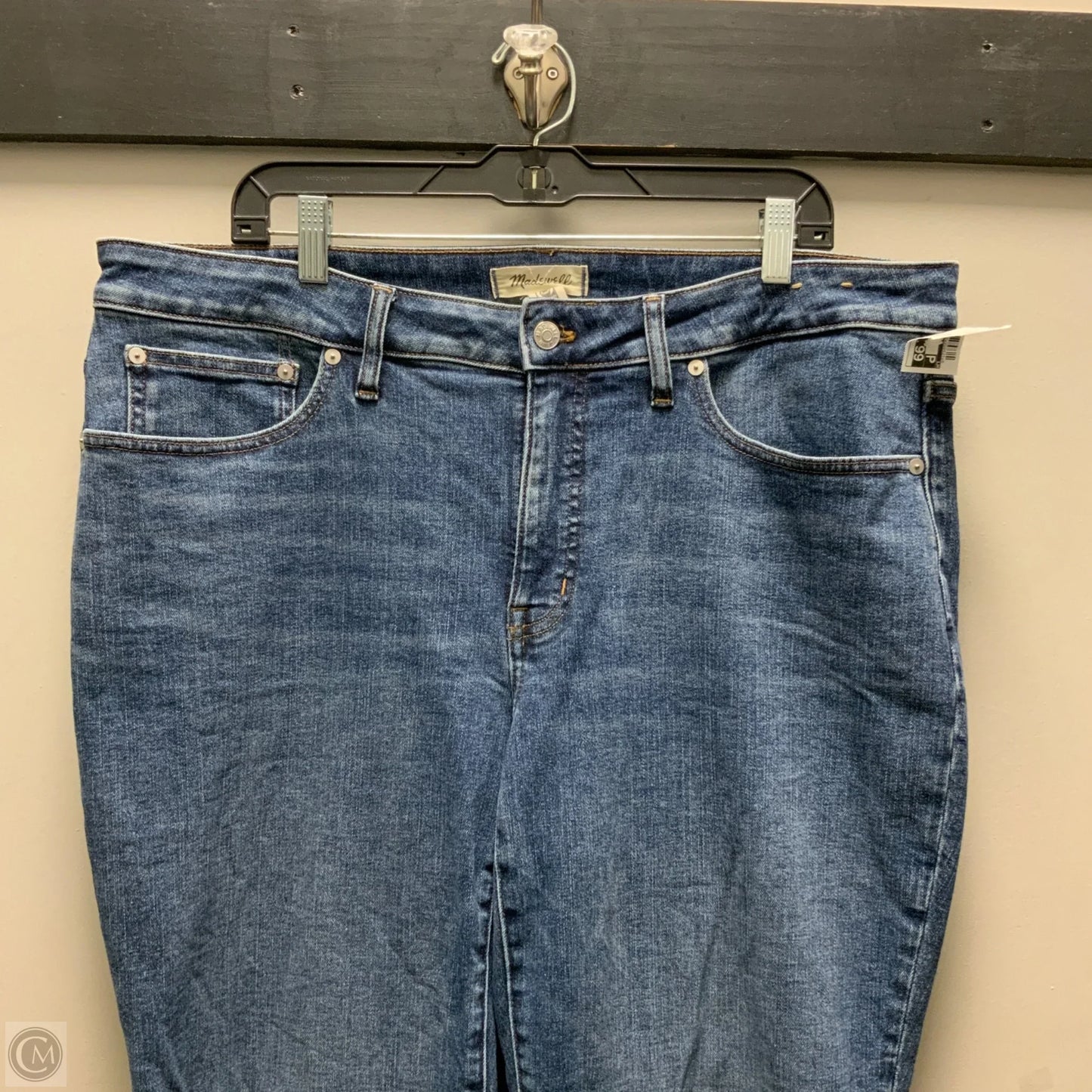 Jeans Boot Cut By Madewell In Blue Denim, Size: 16