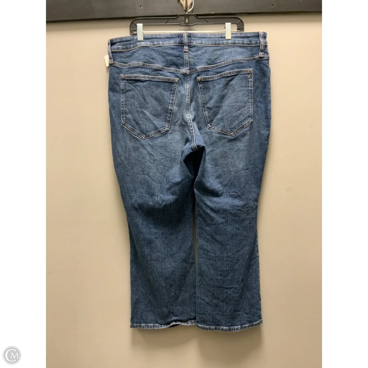 Jeans Boot Cut By Madewell In Blue Denim, Size: 16