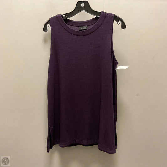 Tunic Sleeveless By J. Jill In Purple, Size: M