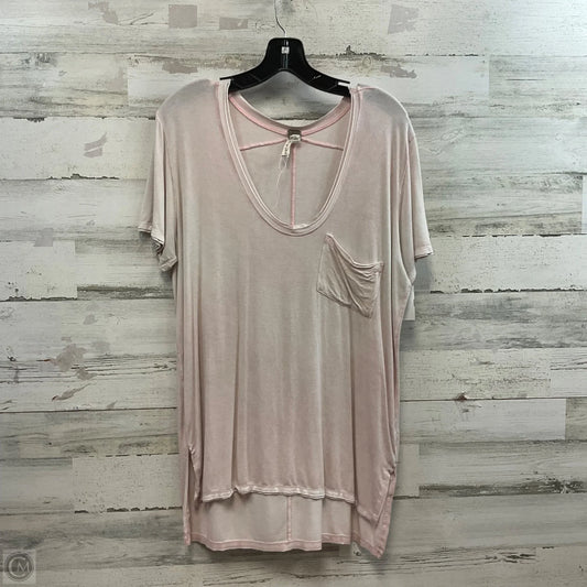Top Short Sleeve Basic By We The Free In Pink, Size: S