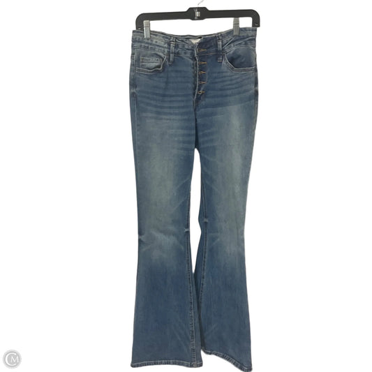 Jeans Flared By Vervet In Blue Denim, Size: 6