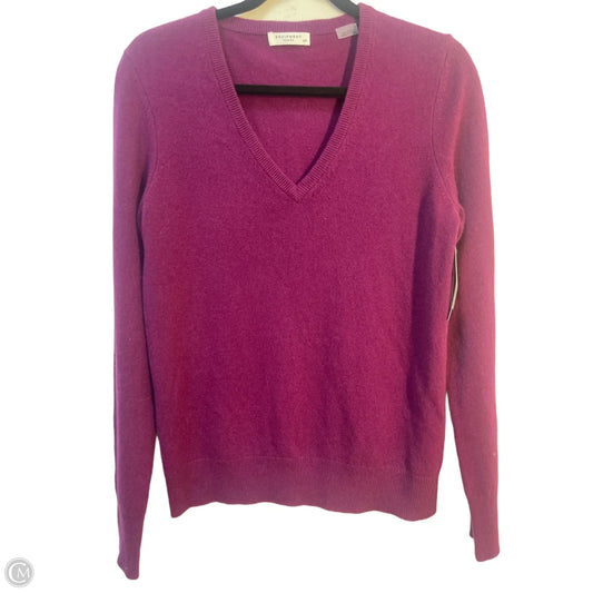 Sweater Cashmere By Equipment In Purple, Size: S