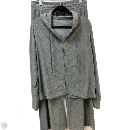 Athletic Pants 2pc By Fabletics In Grey, Size: L