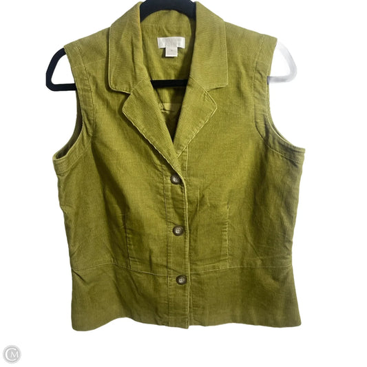Vest Other By Christopher And Banks In Green, Size: M