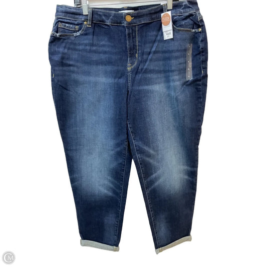Jeans Boyfriend By Lane Bryant In Blue Denim, Size: 16