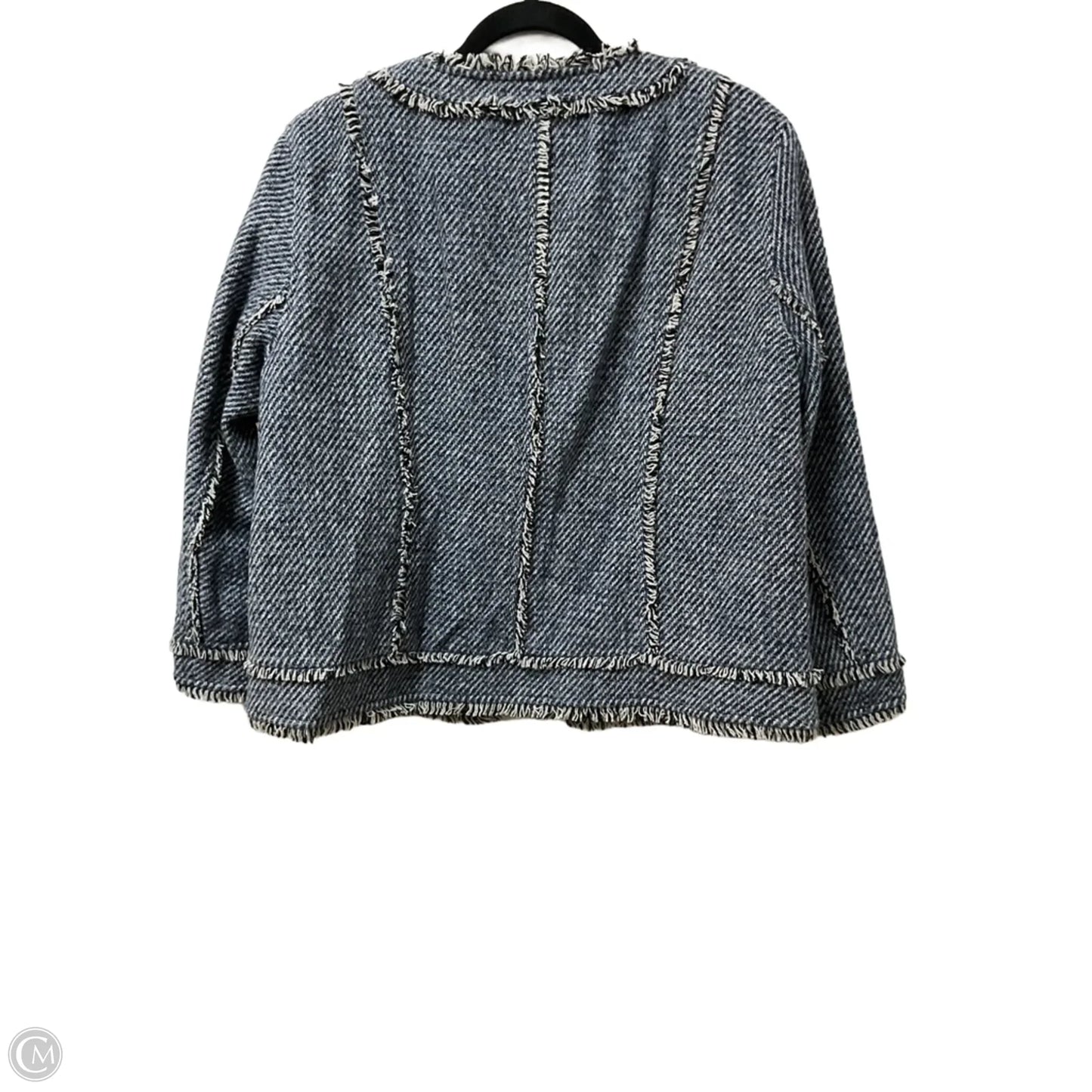 Blazer By John Mark In Blue & White, Size: L