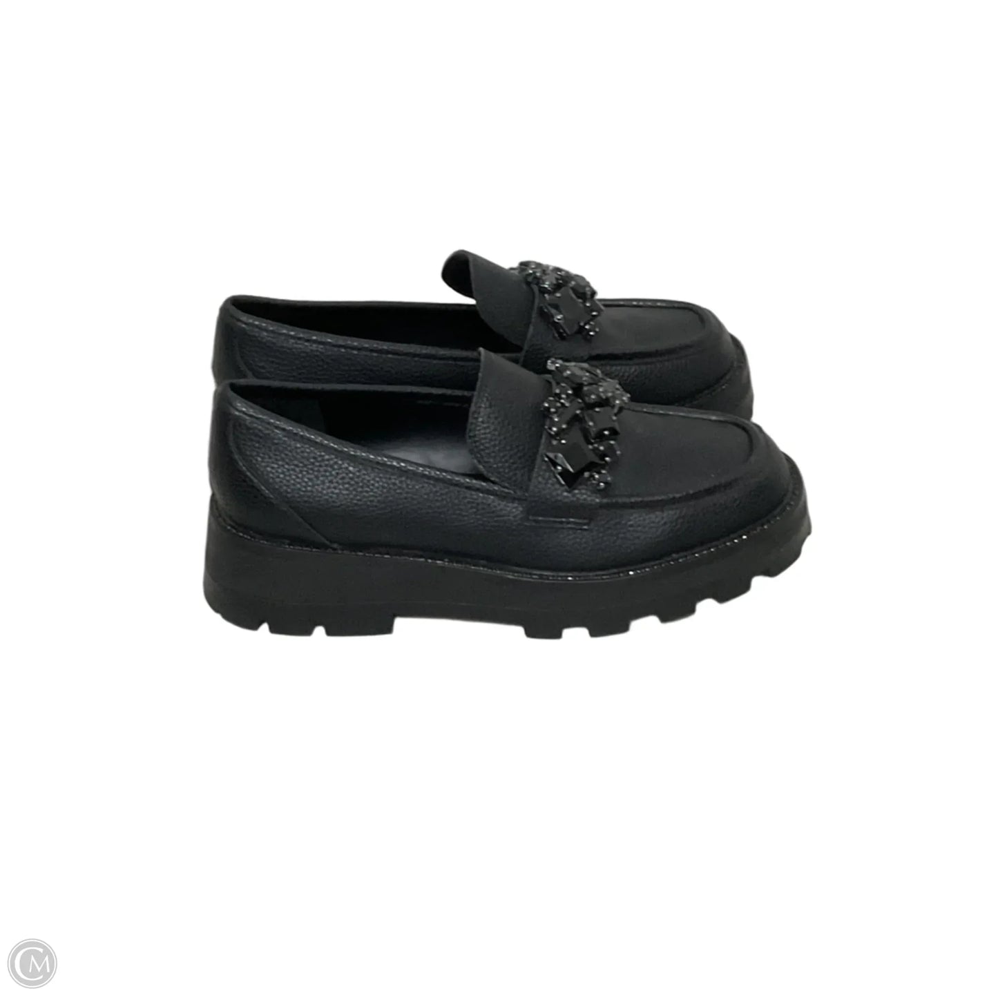 Shoes Designer By Karl Lagerfeld In Black, Size: 8
