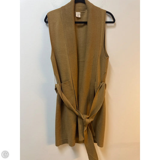 Cardigan By Clothes Mentor In Tan, Size: S