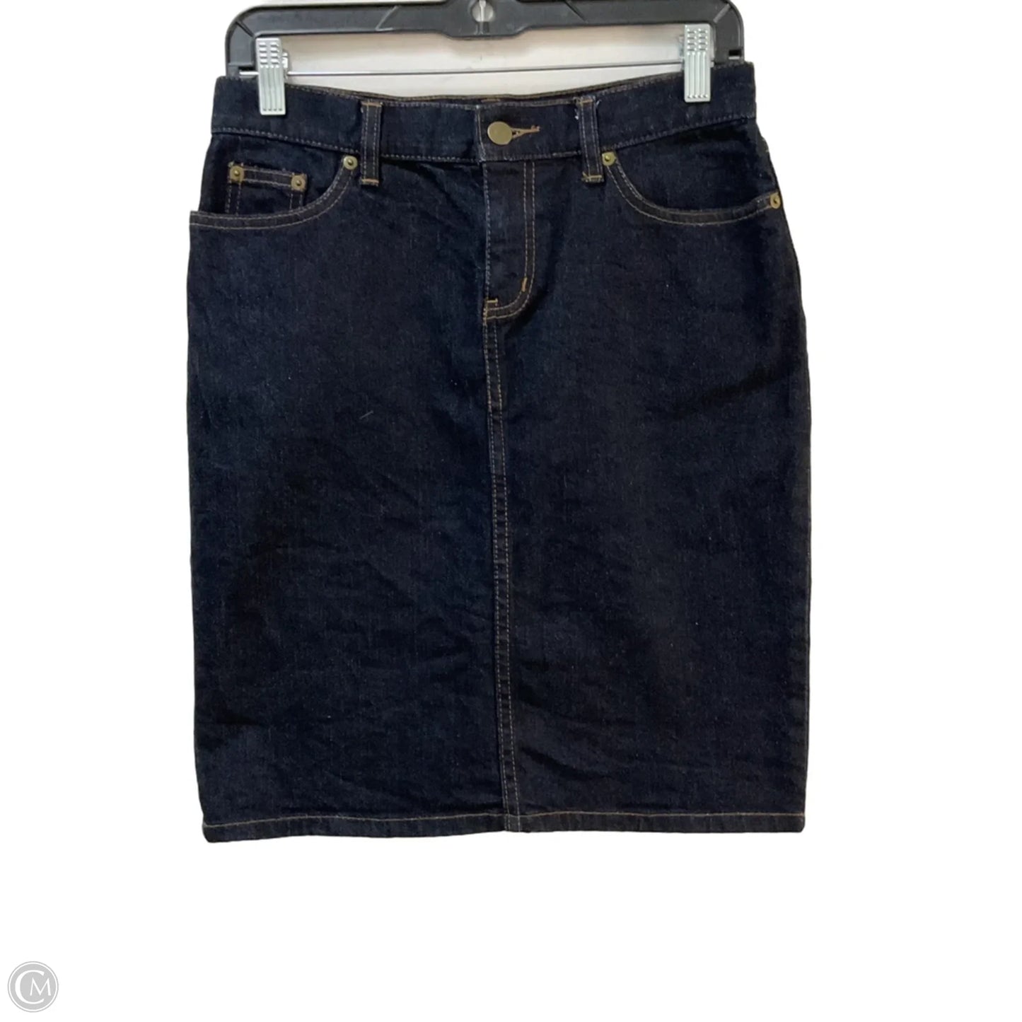 Skirt Mini & Short By Ralph Lauren Co In Blue Denim, Size: 2p