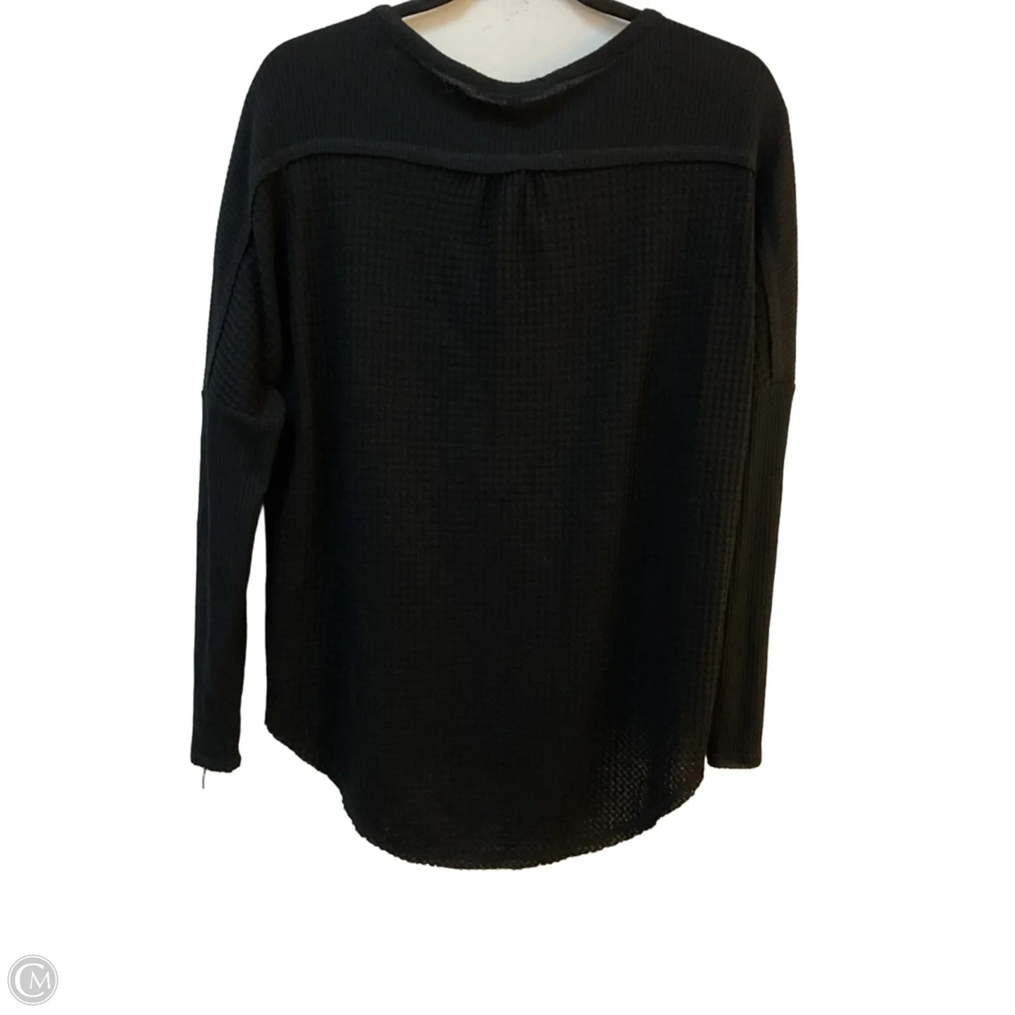 Top Long Sleeve By Gibson In Black, Size: Xs