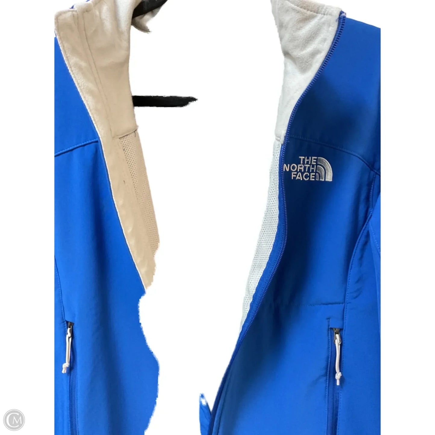 Athletic Jacket By The North Face In Blue, Size: S