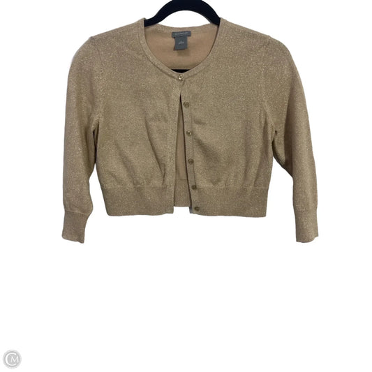 Cardigan By Ann Taylor In Gold, Size: S