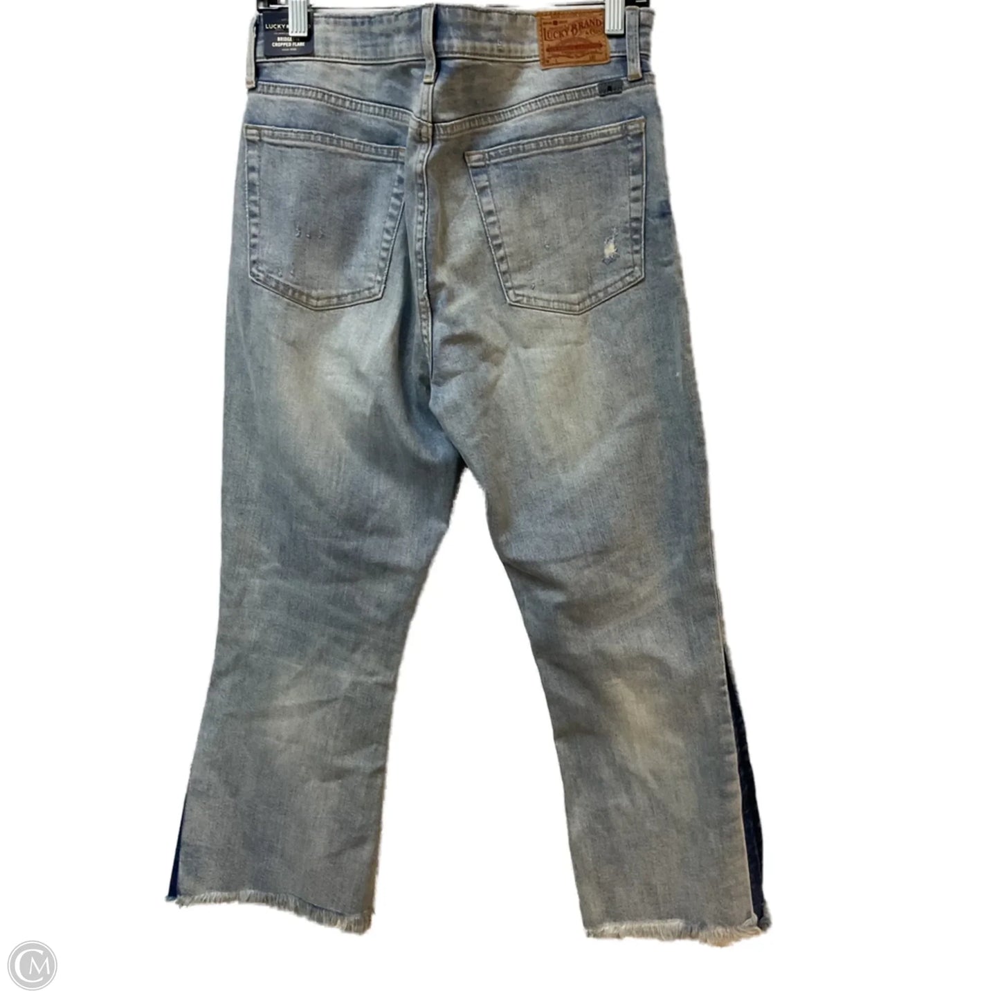 Jeans Flared By Lucky Brand In Blue Denim, Size: 10