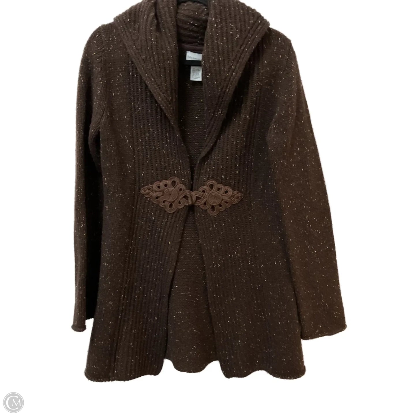 Sweater Cardigan By Soft Surroundings In Brown, Size: Xs