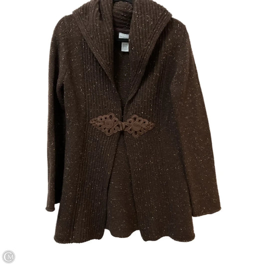 Sweater Cardigan By Soft Surroundings In Brown, Size: Xs