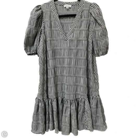 Dress Casual Short By Calvin Klein In Black & White, Size: M