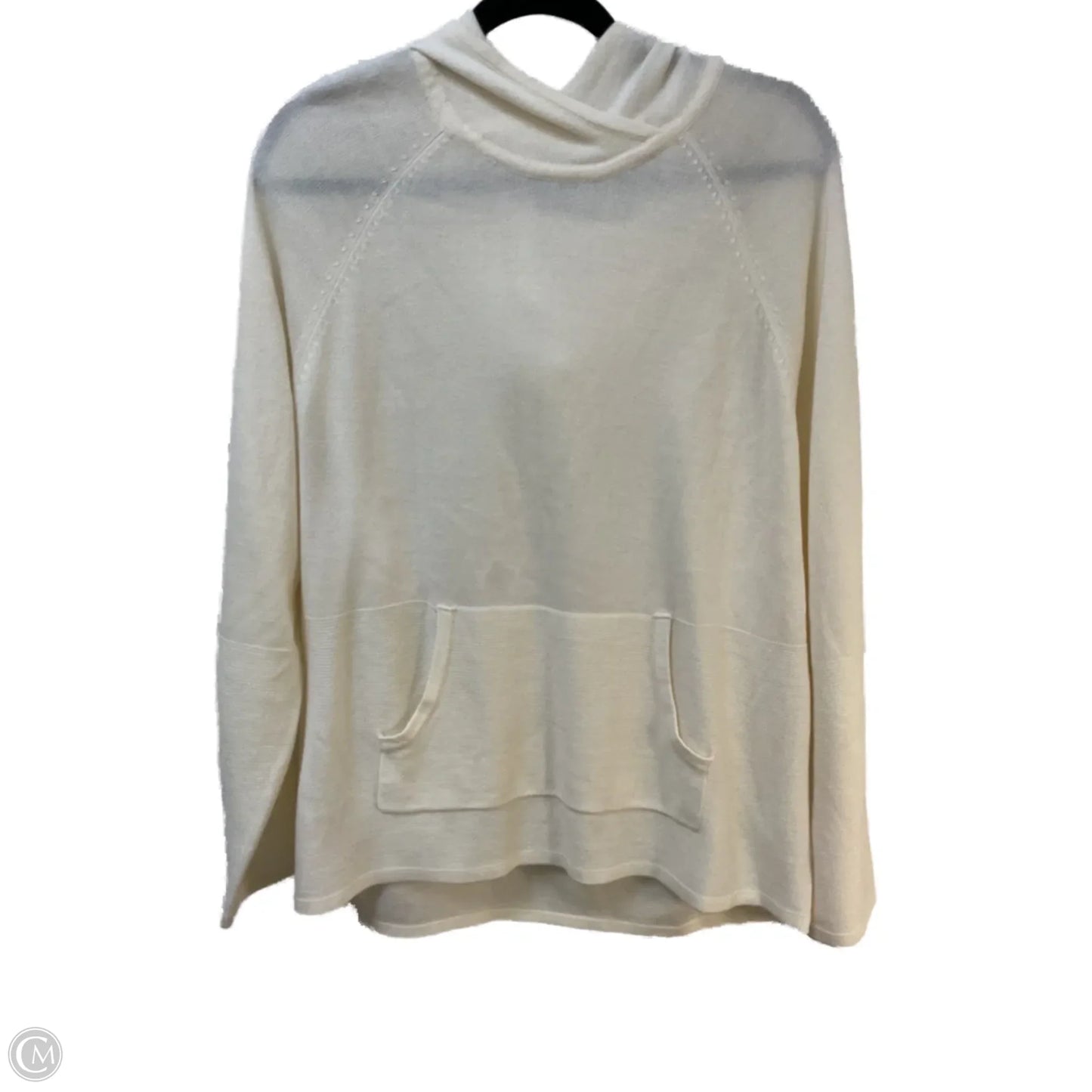 Sweater By Liz Claiborne In Cream, Size: Xl