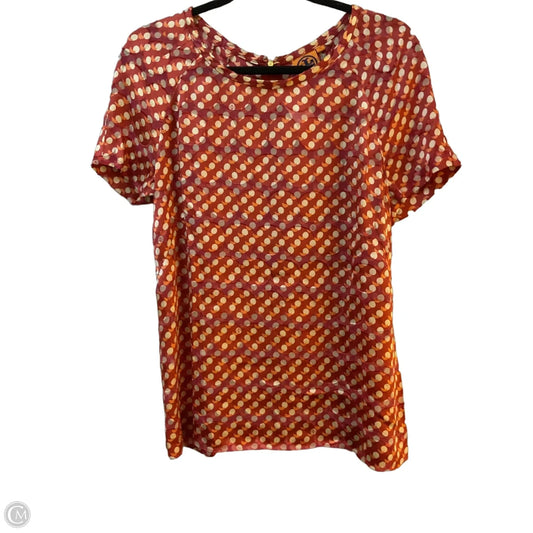 Blouse Designer By Tory Burch In Red, Size: M