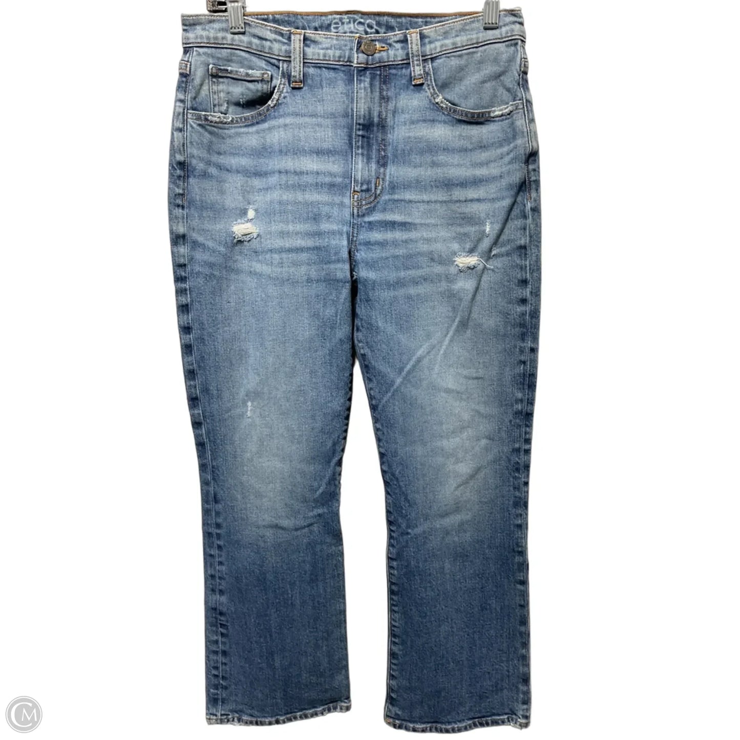 Jeans Straight By Etica In Blue Denim, Size: 4