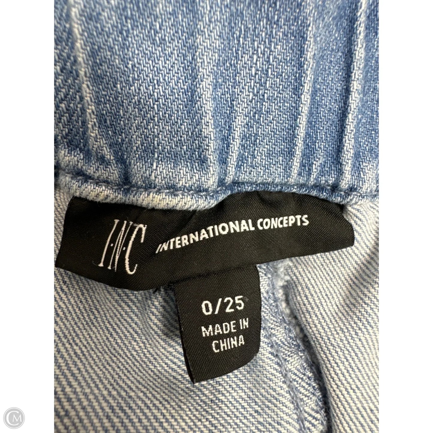 Shorts By Inc In Blue Denim, Size: 0