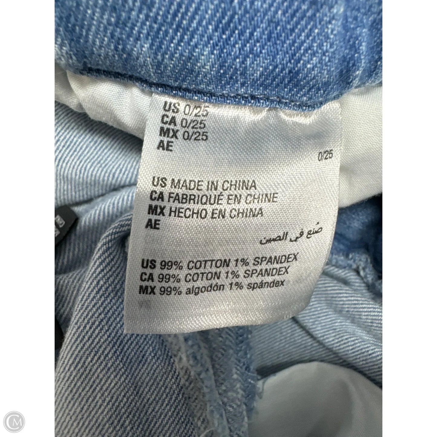 Shorts By Inc In Blue Denim, Size: 0