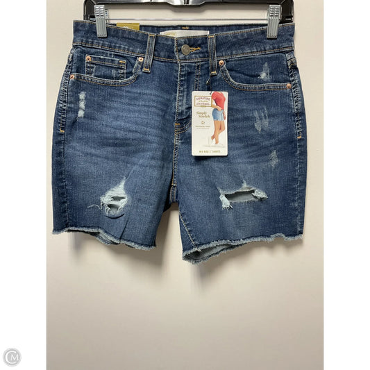 Shorts By Levis Signature In Blue Denim, Size: 6