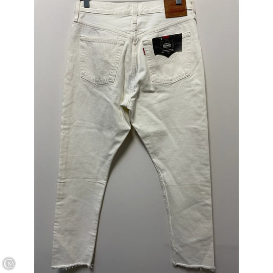 Jeans Skinny By Levis Signature In White, Size: 6