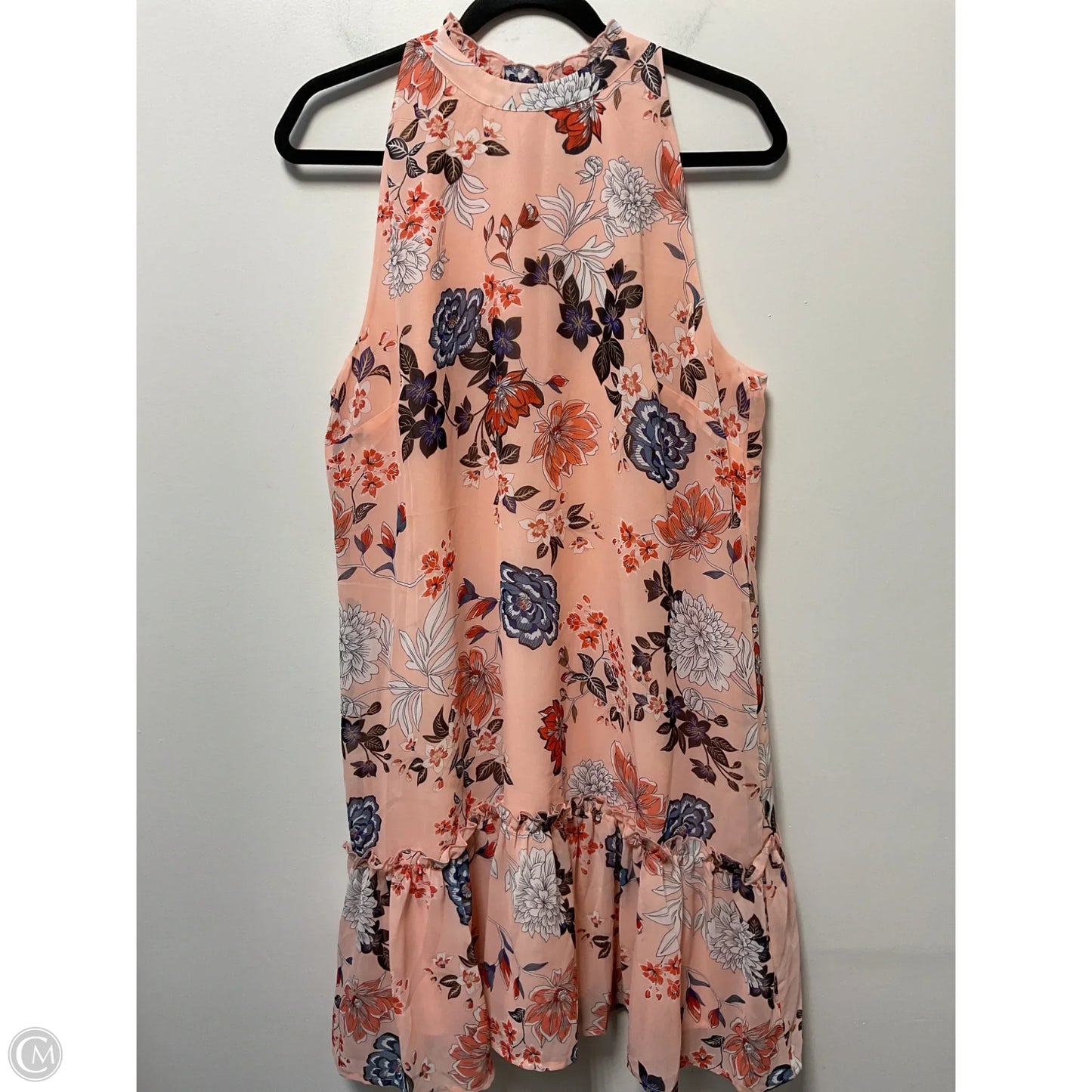 Dress Party Midi By Abs In Peach, Size: 12