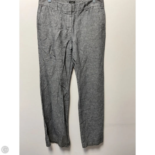 Pants Linen By Ann Taylor In Black & White, Size: 8