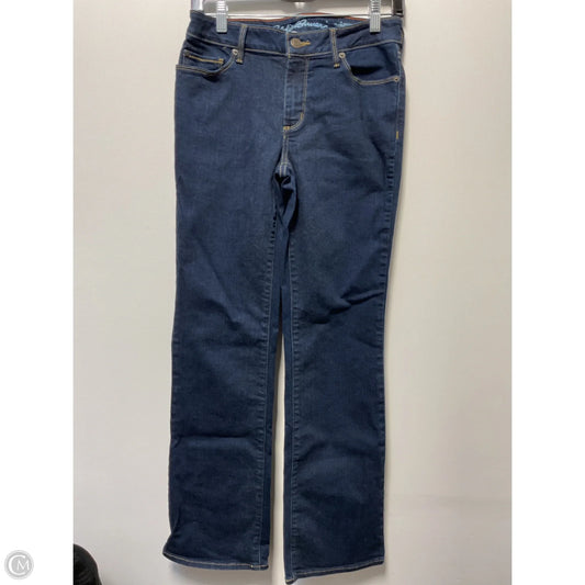 Jeans Boot Cut By Eddie Bauer In Blue Denim, Size: 4
