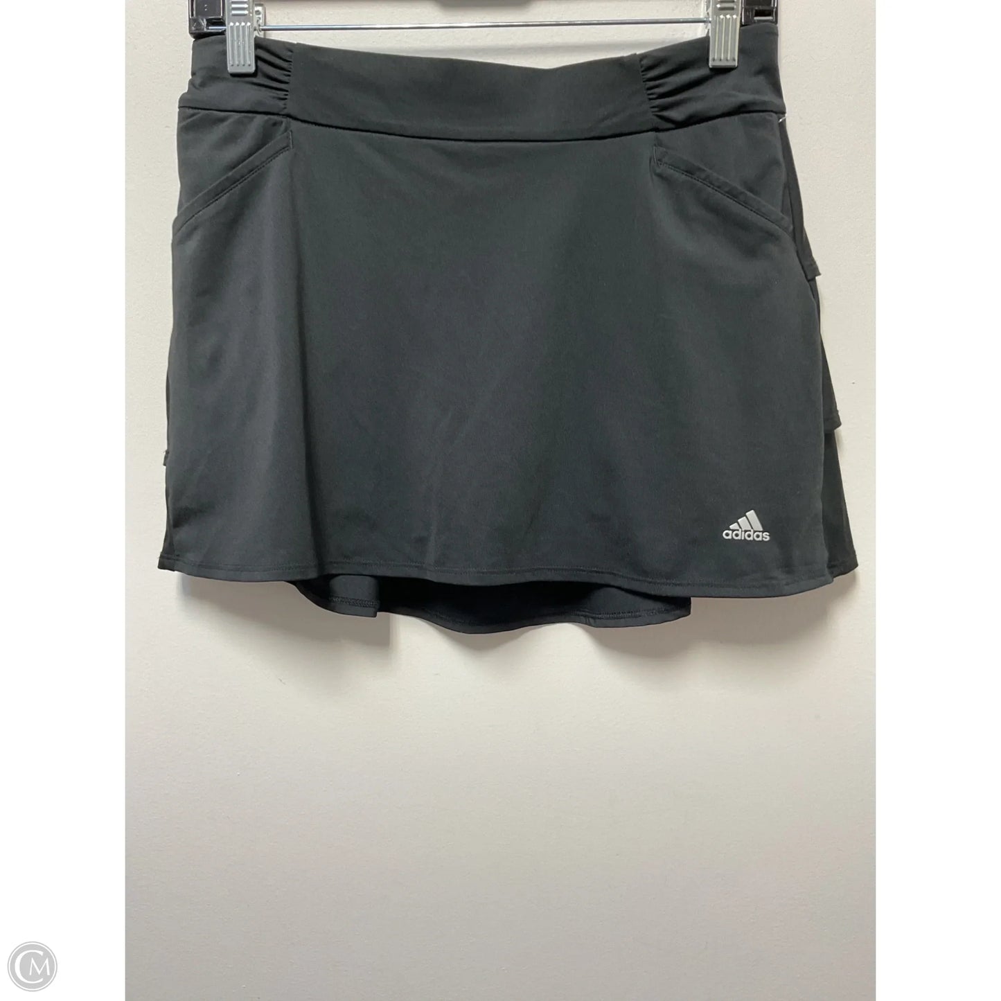 Athletic Skort By Adidas In Black, Size: M