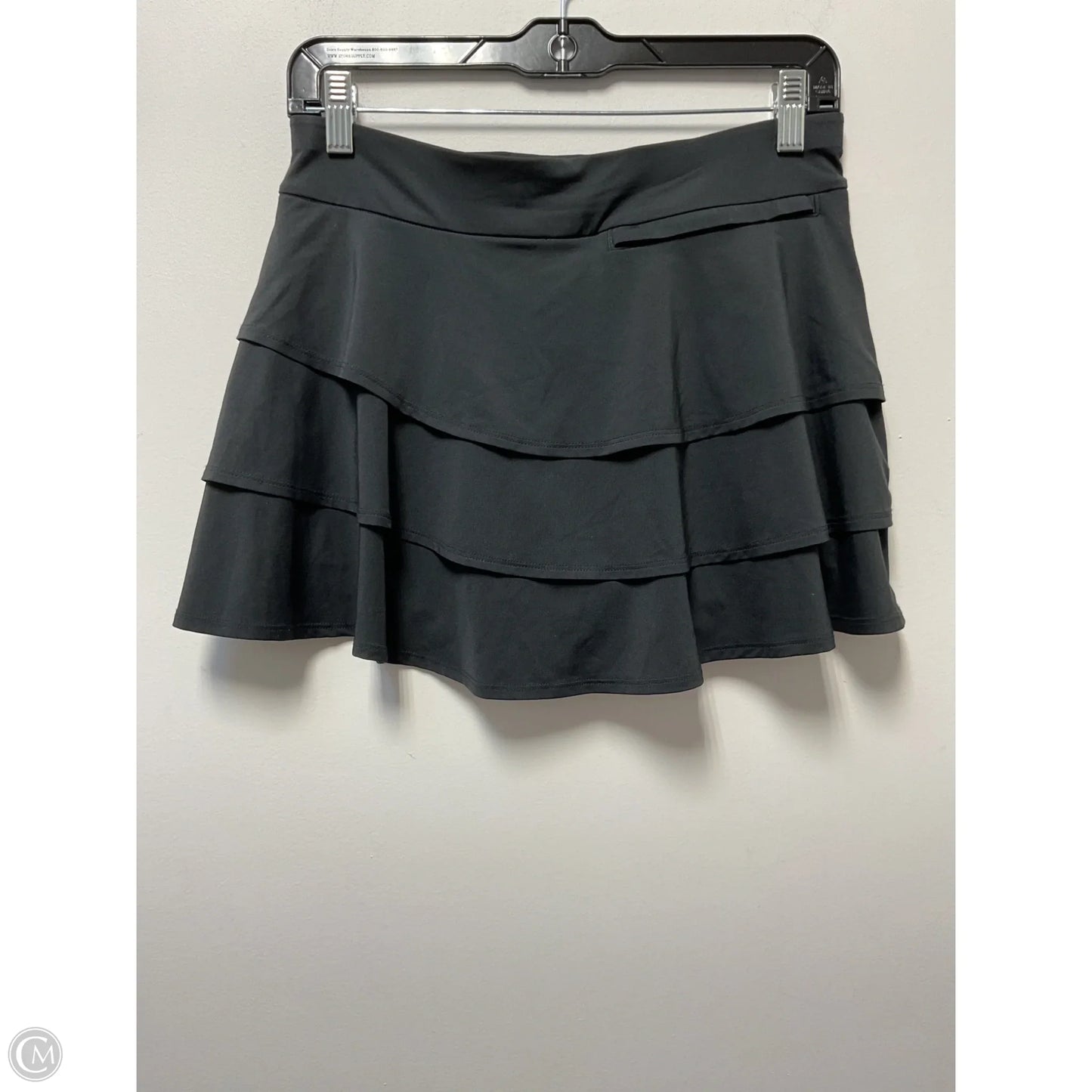 Athletic Skort By Adidas In Black, Size: M