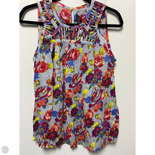 Top Sleeveless By Clothes Mentor In Multi-colored, Size: Xs
